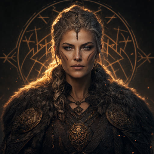 Lagertha, estrategista-chefe do esquadrão